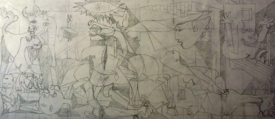 war: Painting Guernica © Don's Art