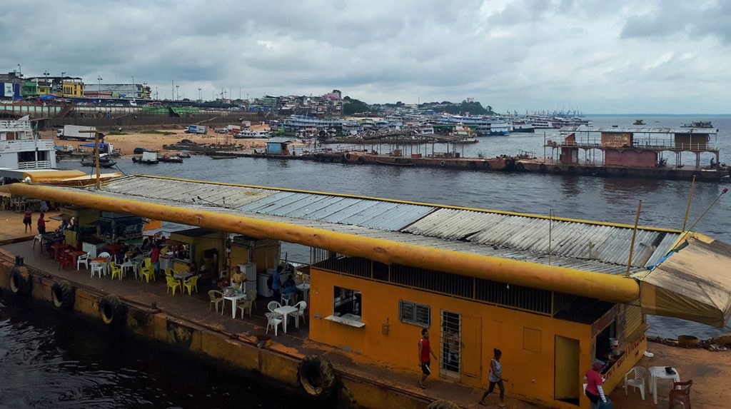 Boats of Brazil, Manaus harbour port, Amazon River
