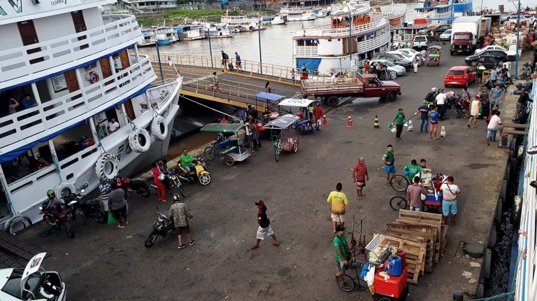 Boats of Brazil, Amazon River boat cruise. Copyright © Don's Art