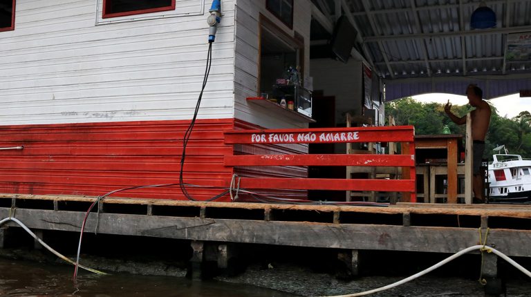 Boats of Brazil, Amazon River, Port Davi. Copyright © Don's Art