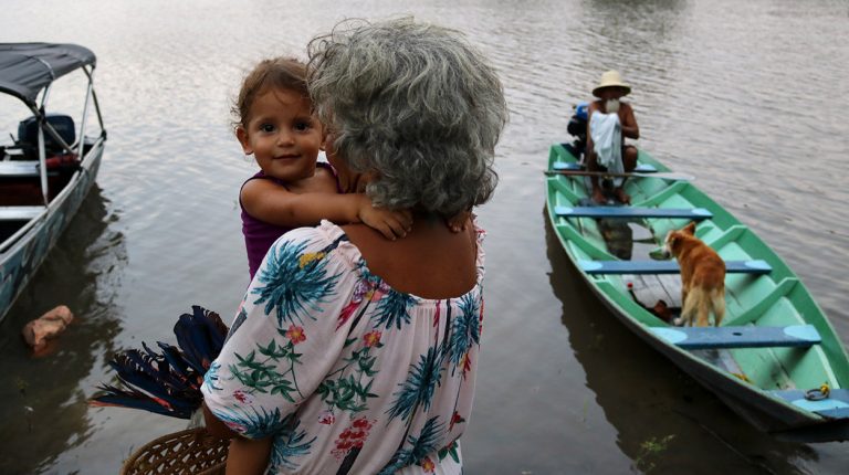 Boats of Brazil, Amazon River, Livramento community. Copyright © Don's Art