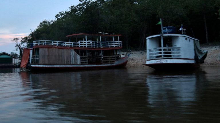 Boats of Brazil, Amazon River, Livramento community. Copyright © Don's Art