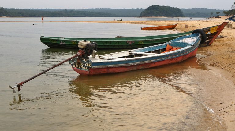 Boats of Brazil, Amazon River, Alter Do Chao, Para. Copyright © Don's Art