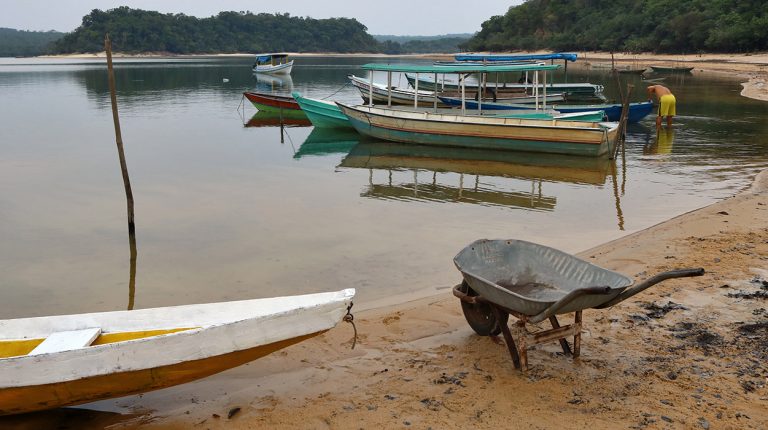 Boats of Brazil, Amazon River, Alter Do Chao, Para. Copyright © Don's Art