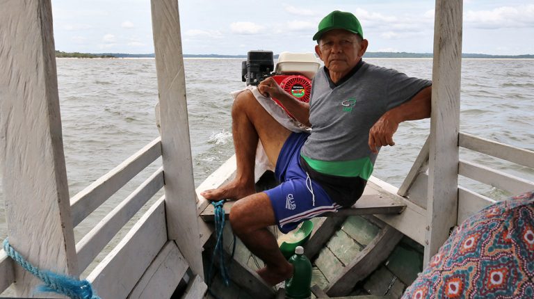 Boats of Brazil, Amazon River, fishing boat. Copyright © Don's Art