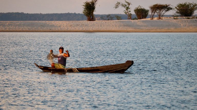 Boats of Brazil, Amazon River, local fisherman. Copyright © Don's Art