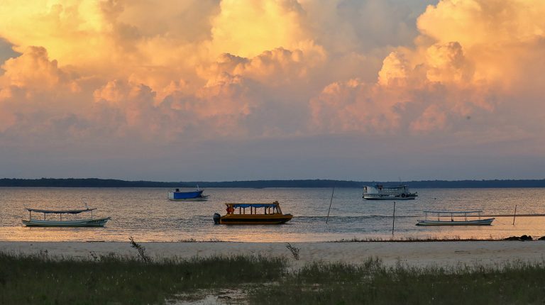 Boats of Brazil, Amazon River. Copyright © Don's Art