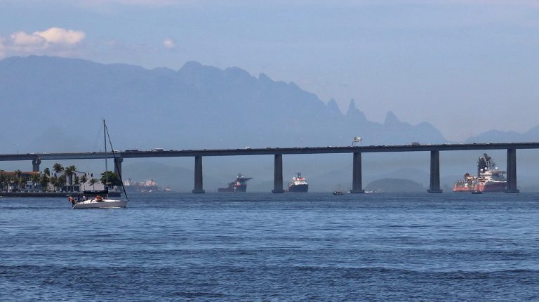 Boats of Brazil, Rio De Janeiro harbour. Copyright © Don's Art